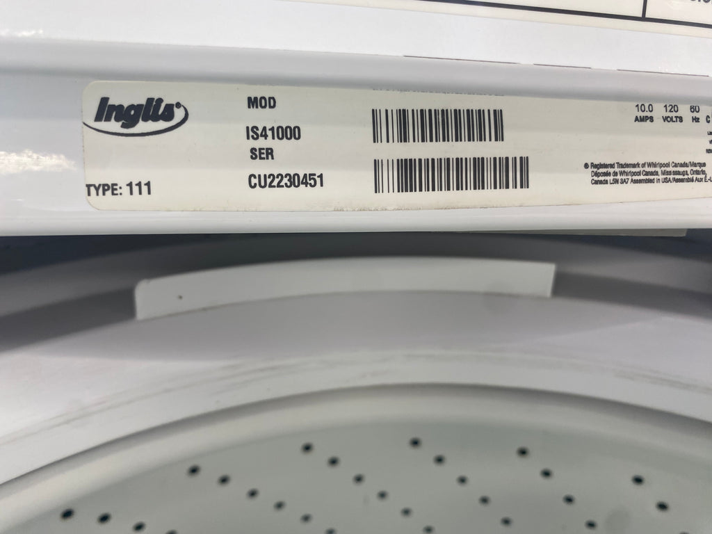 Inglis top load washer, White, "Refurbished"