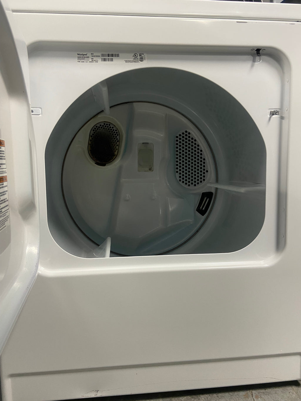 White 27” Whirlpool YWED5700VW0 Dryer (Refurbished)