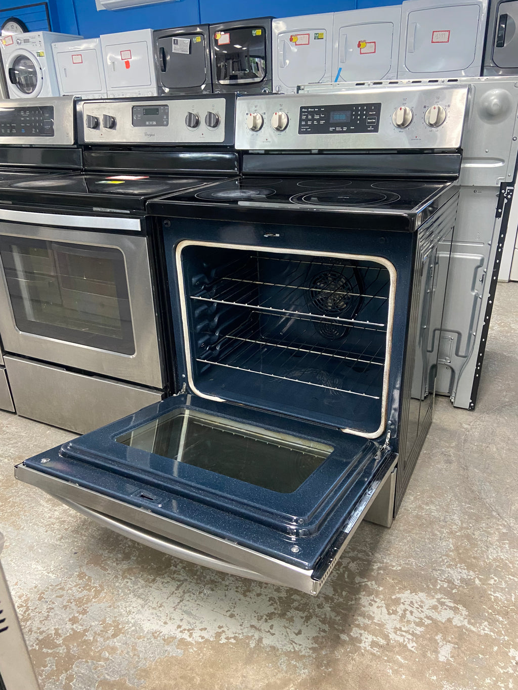 Stainless 30” Samsung NE59J3421SS/AC Glass Top Stove (refurbished)
