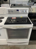 Whirlpool YWFE745H0FH0 Electric Range, 6.4 cu. ft. Capacity, 30 inch Exterior Width, True Convection, 5 Burners, Storage Drawer, Manual Clean, 3,000 W Highest Element, White colour, FlexHeat™ Elements, Frozen Bake™ True European Convection