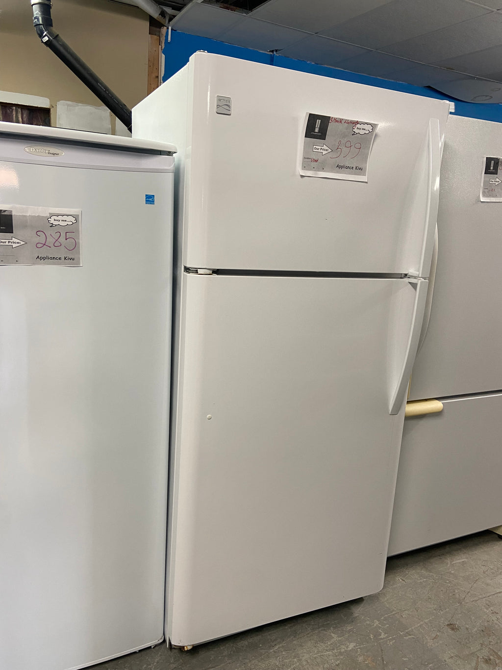 30” White Kenmore 970-421520 Refrigerator with warranty