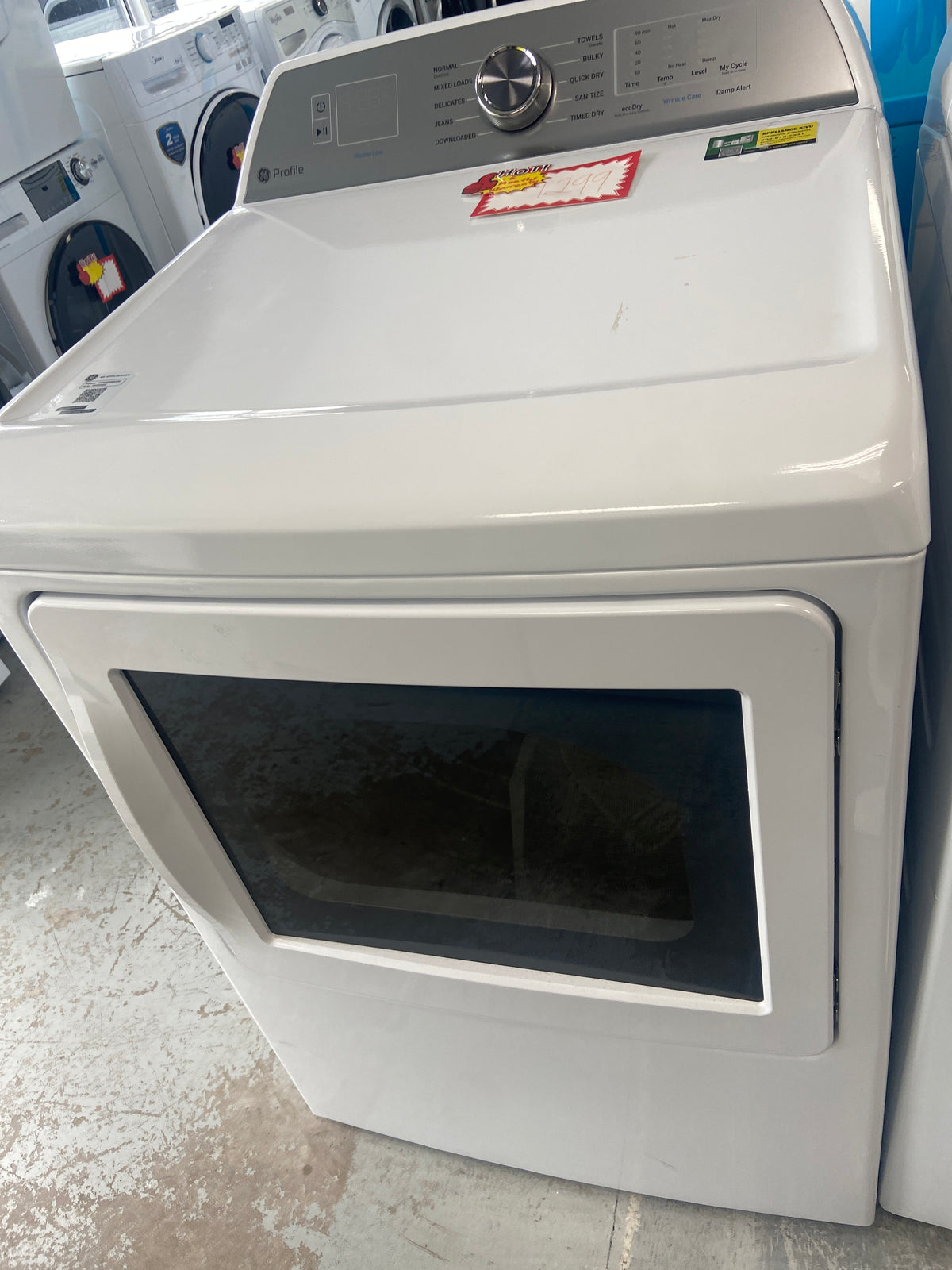 GE Profile washer and dryer set/pair, PTM60EBSR1WS and PTD60EBMR0WS “Open Box”, 6 Months Warranty