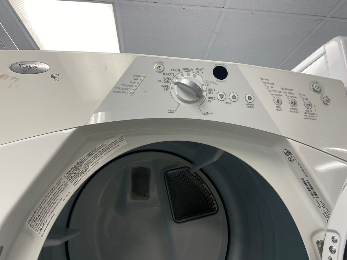 Whirlpool dryer, white, “Refurbished”, 3 Months Warranty