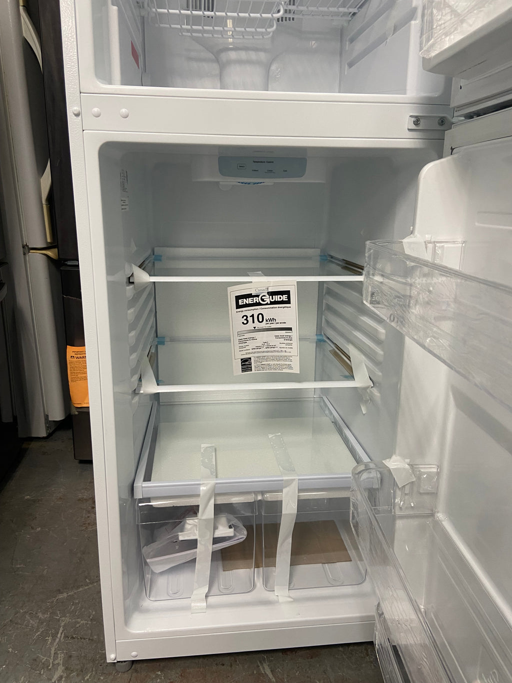 White 24” GE GPE12FGKFWW Fridge (New)