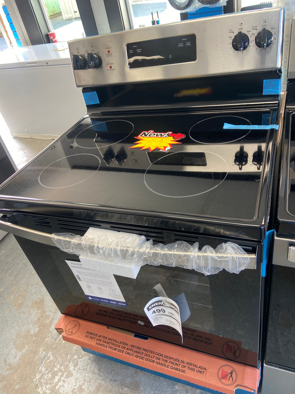 GE stainless Stove, JCBS630SV2SS, “Brand New”, 1 Year factory Warranty