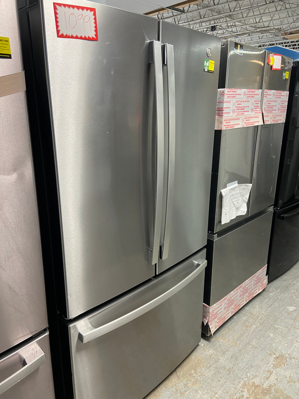 GE double door Stainless Fridge