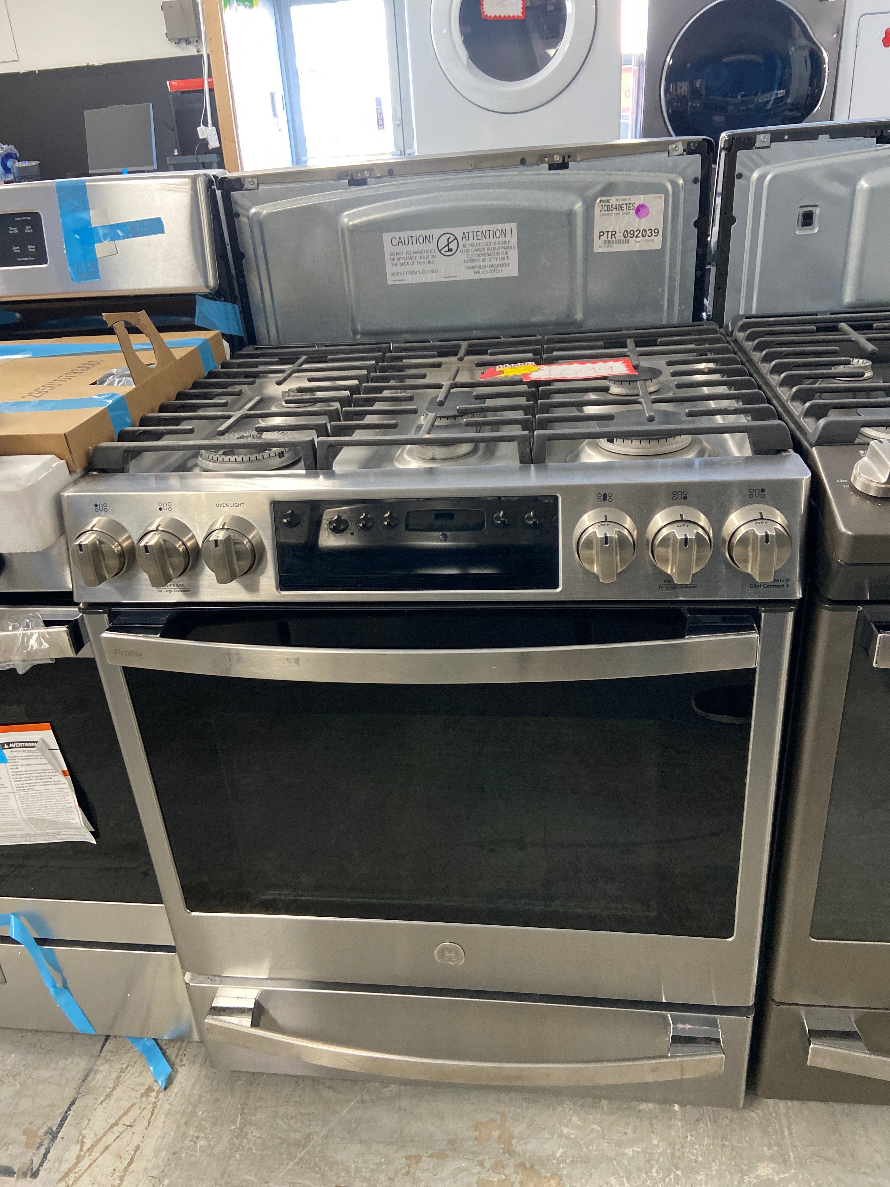 GE 30" Built-In Gas Cooktop Stainless Steel - PCGS930YP3FS