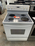 White 30” Amana ZRT6510WW Glass Top Stove (Refurbished)