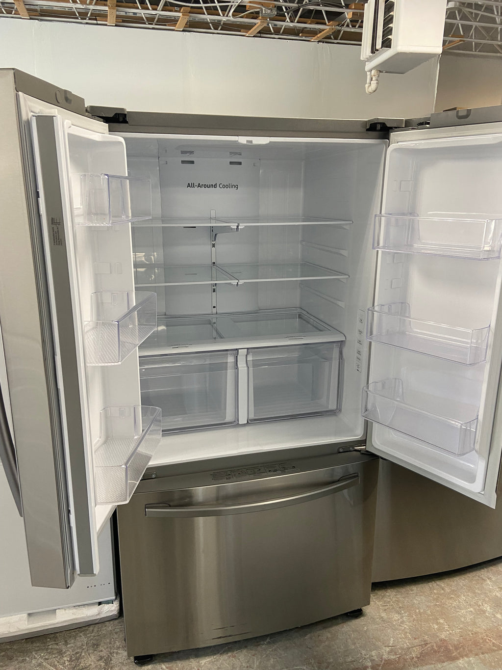36” Stainless Steel Samsung French door fridge All-Around cooling “Refurbished”