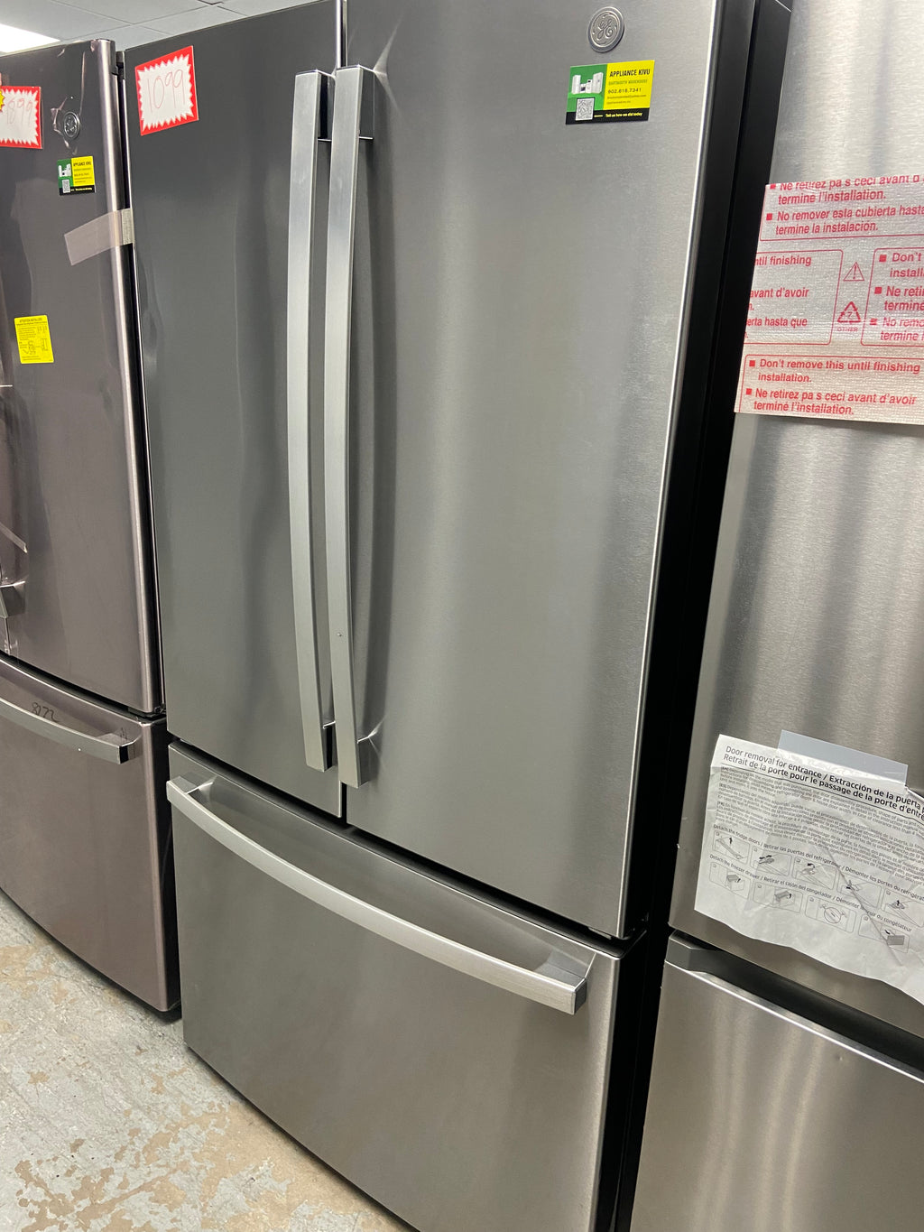 GE double door Stainless Fridge