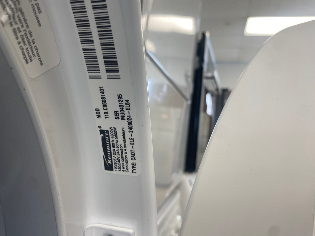Kenmore Dryer with Storage