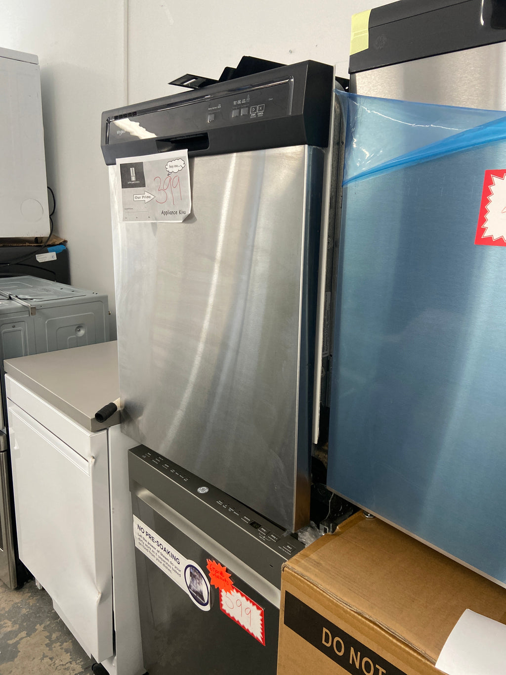 Whirlpool 24" Built-In Dishwasher - Stainless Steel (WDF330PAHS)