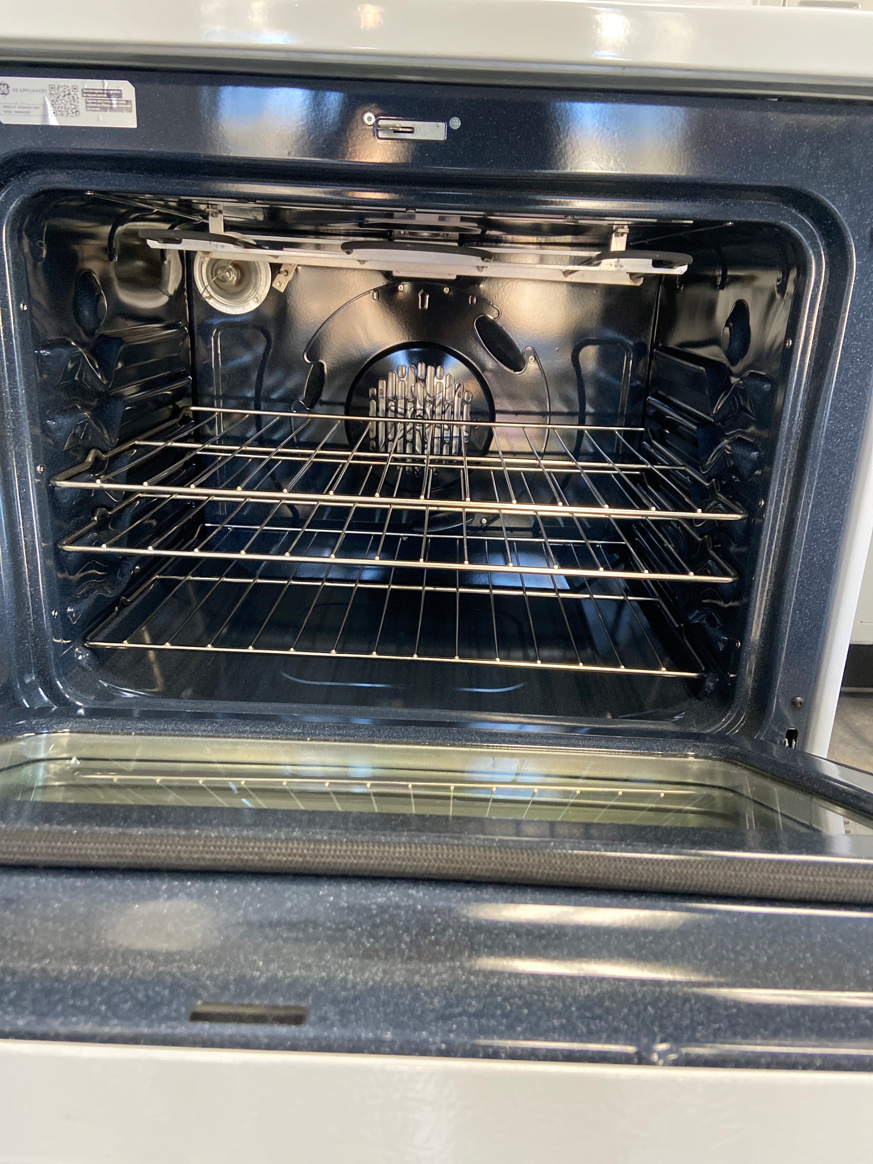 GE 30" Electric Slide-In Front Control Range with Storage Drawer White - JCS840DV1WW