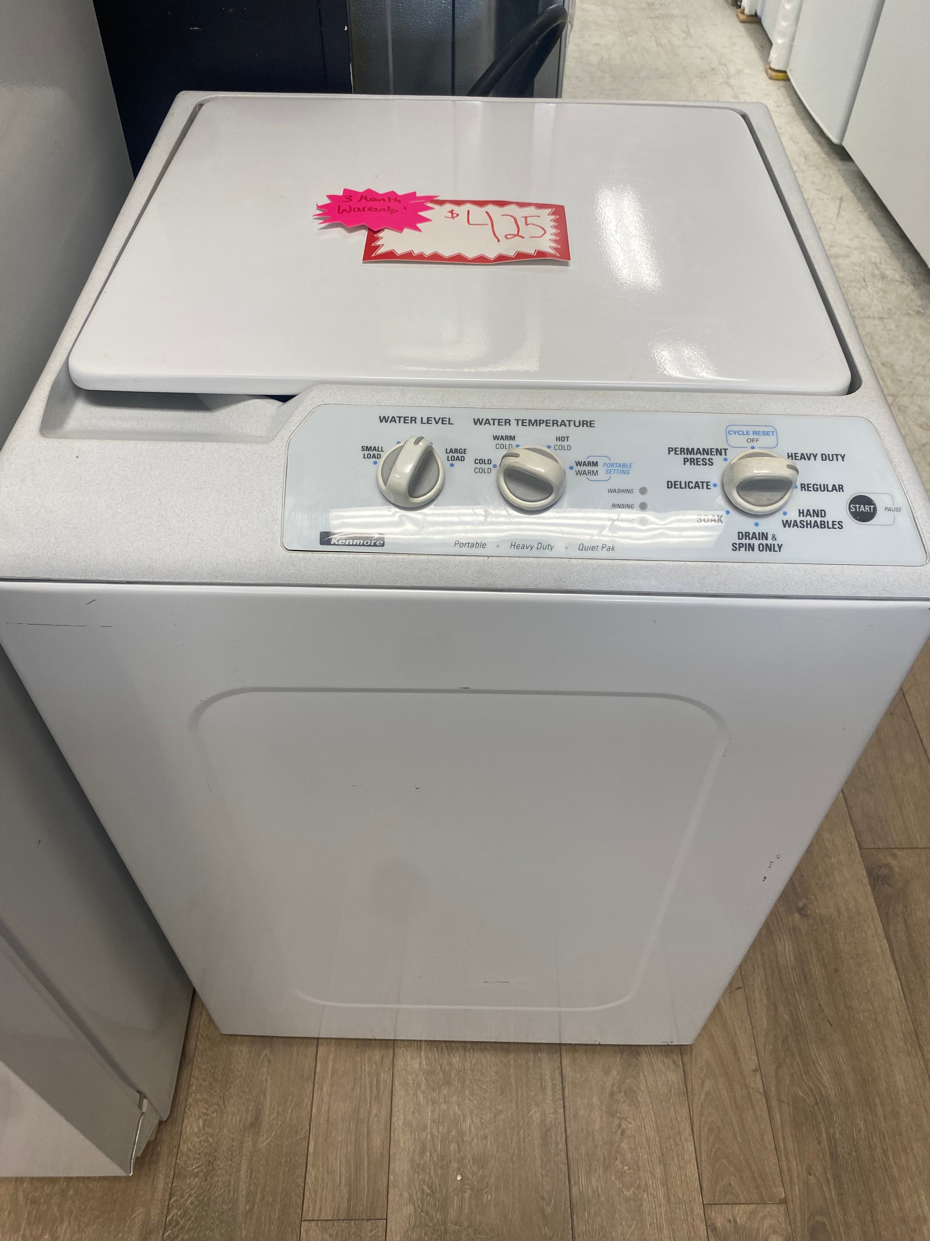 110volts Kenmore portable washer