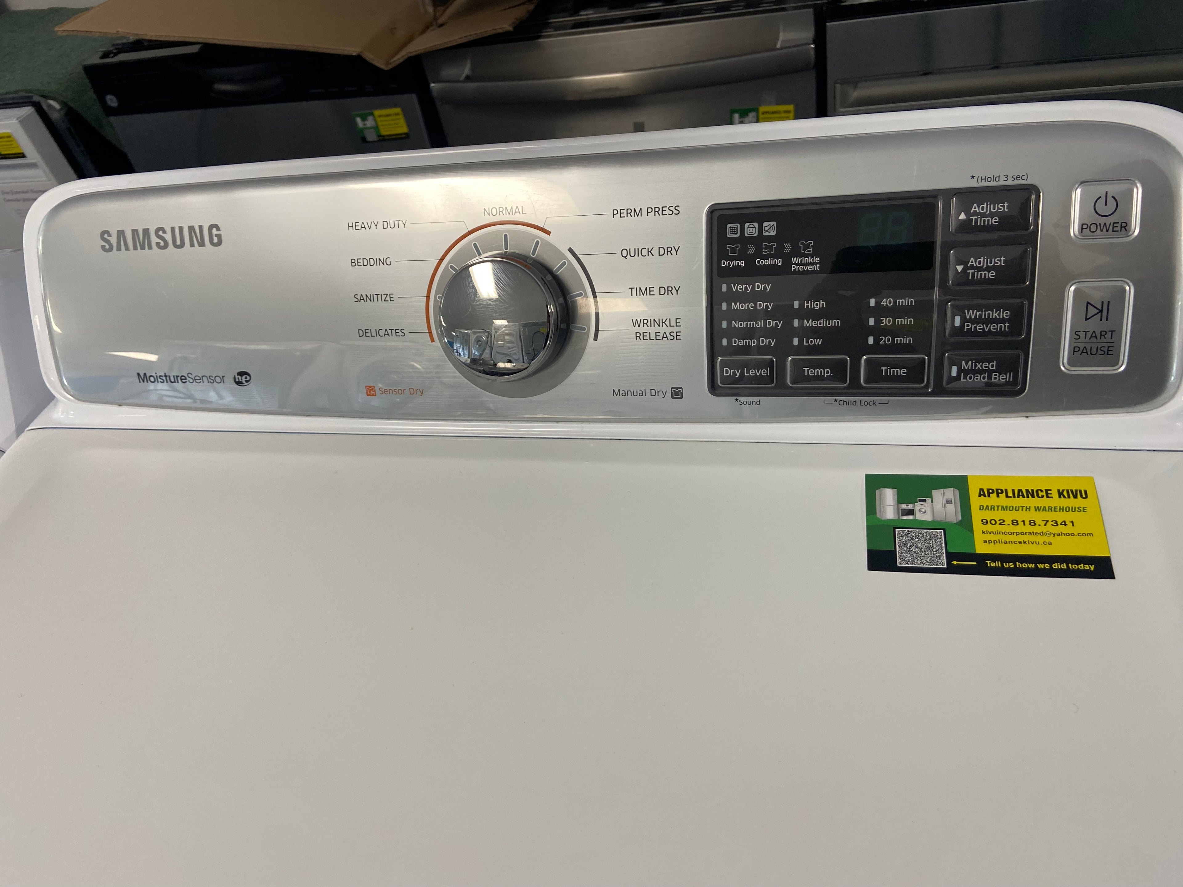 27 inch Large Capacity Samsung Washer WA422PRHDWR and Dryer D45H7000EW side by side set "refurbished"