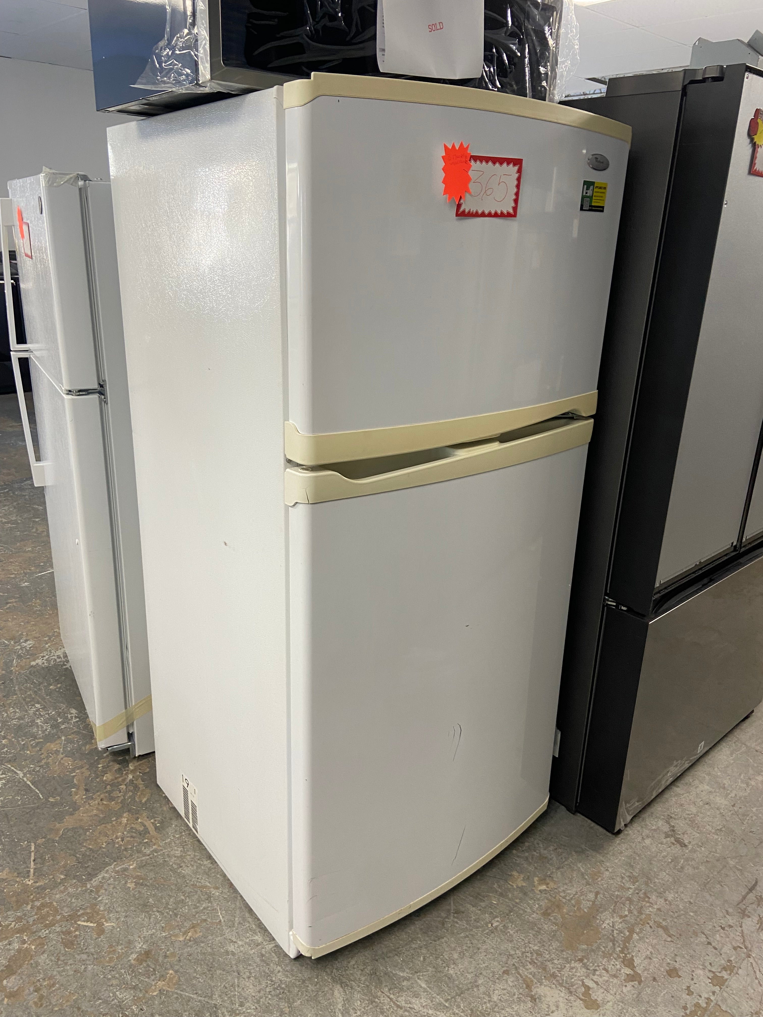 GR9FHKXVQ00 30 inch whirlpool gold fridge
