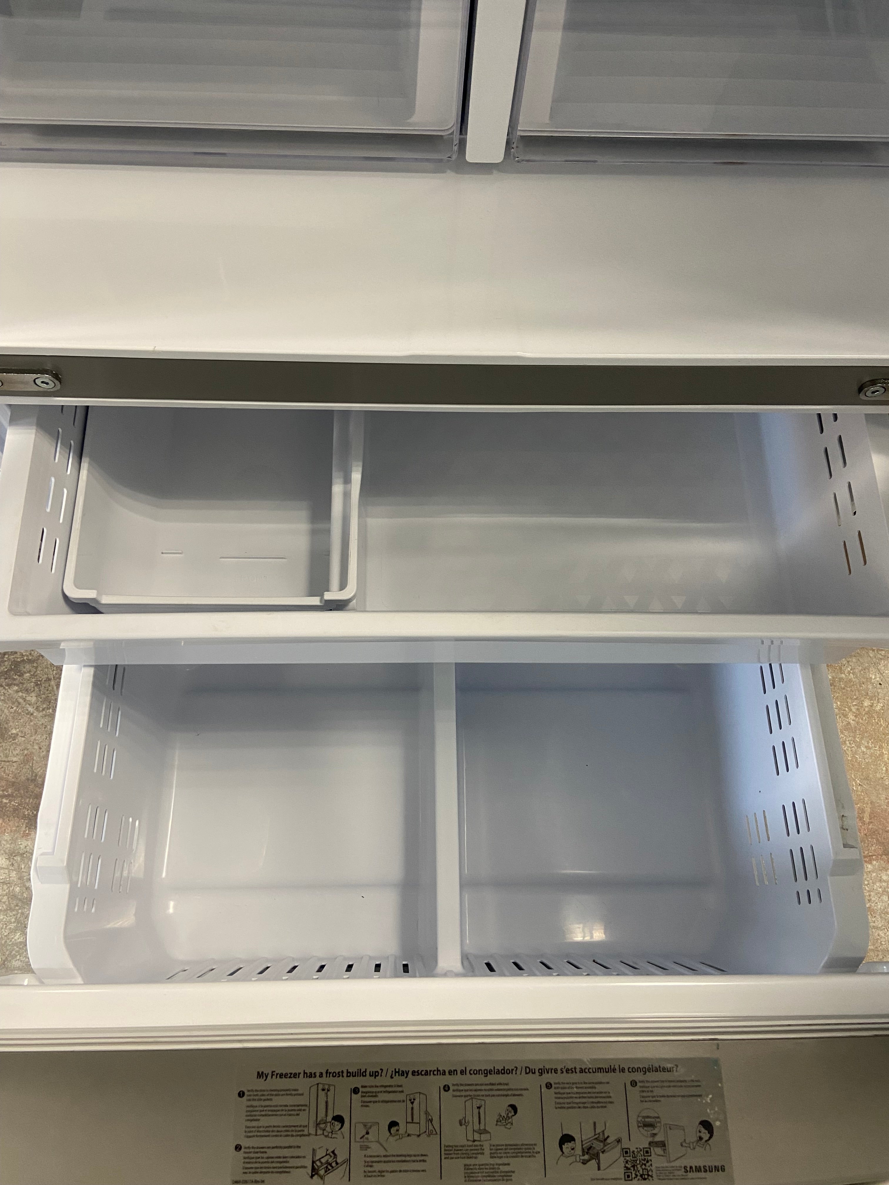 36” Stainless Steel Samsung French door fridge All-Around cooling “Refurbished”