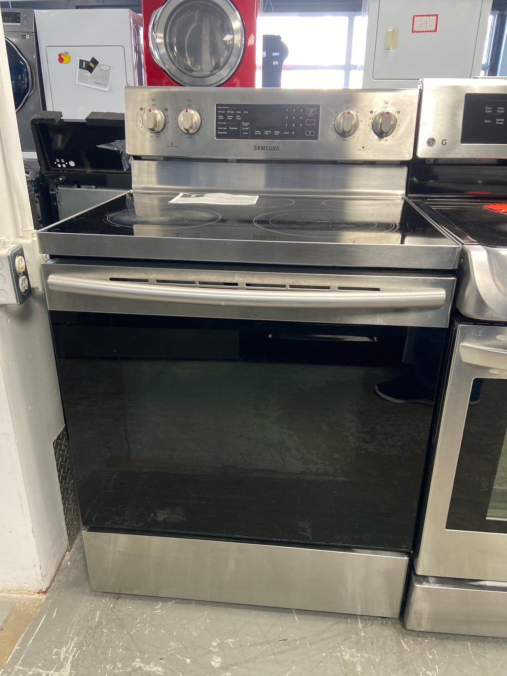 Samsung 30" Electric Freestanding Range with Storage Drawer Stainless Steel - NE59M4320SS