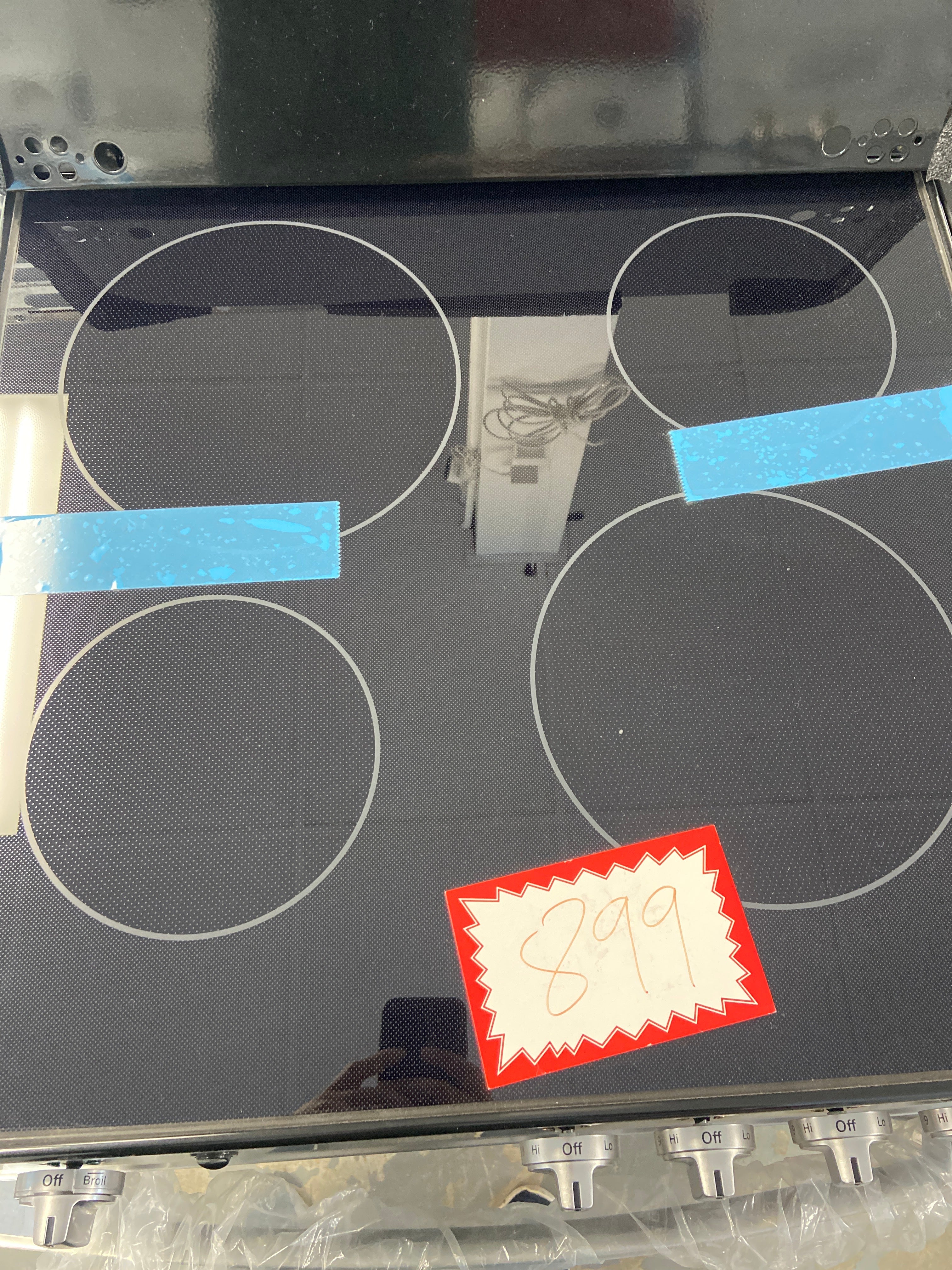 GE 24" Electric Slide-In Front Control Range with Storage Drawer Stainless Steel - JCAS640RM4SS