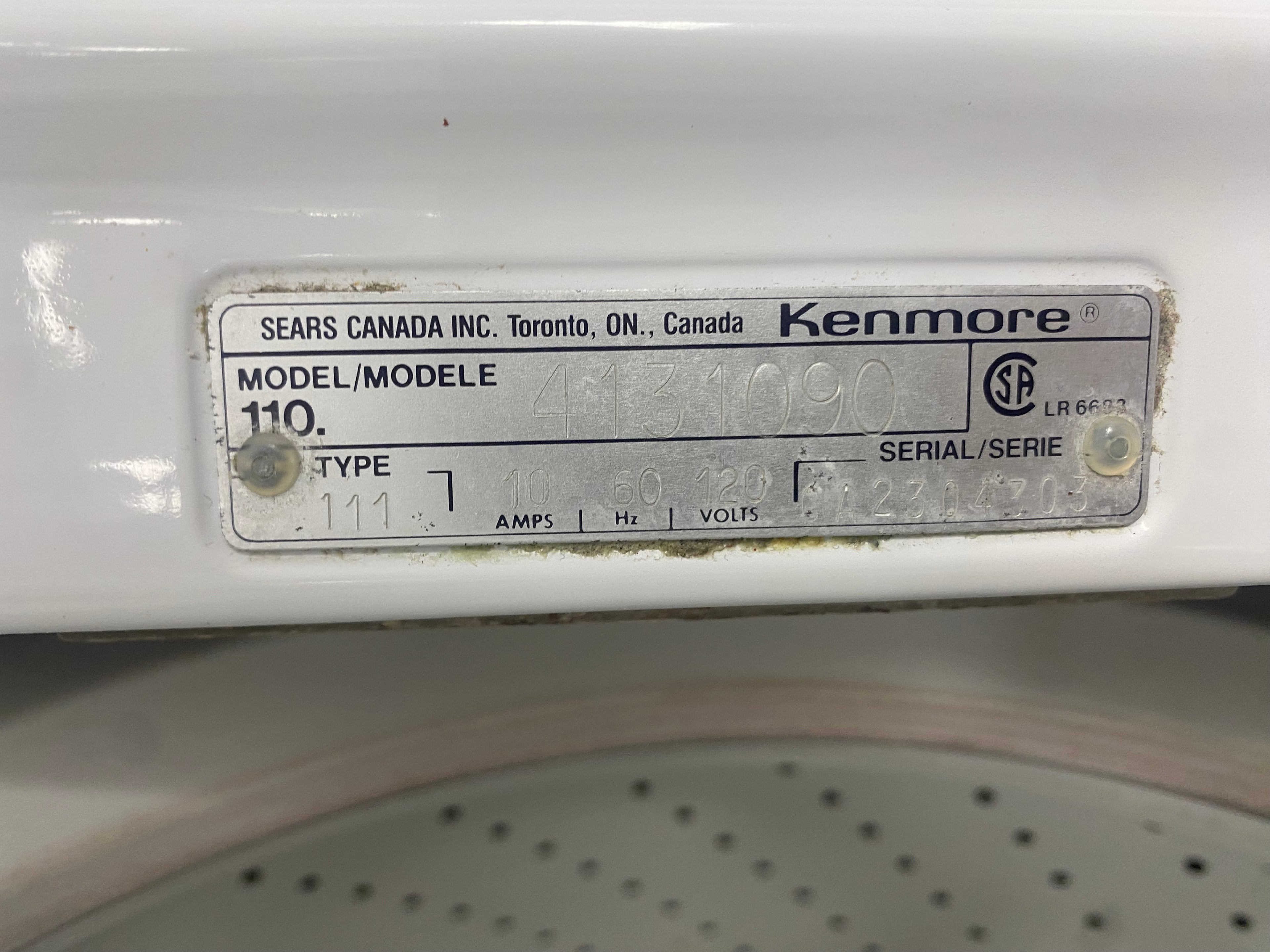 27" Kenmore heavy duty top load washer with agitator "refurbished" Direct drive