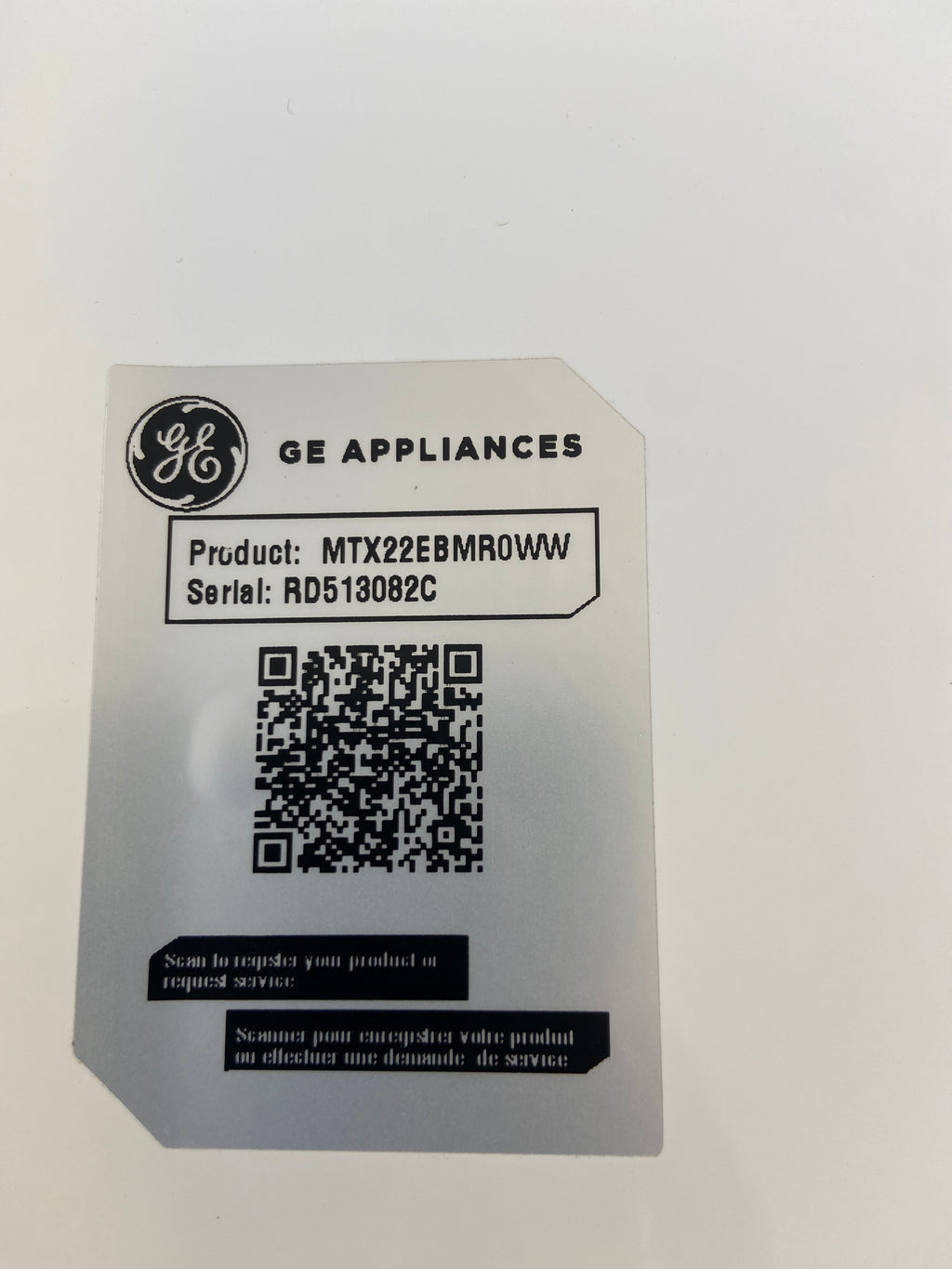 Moffat White dryer, “Brand New”, 1 year factory warranty