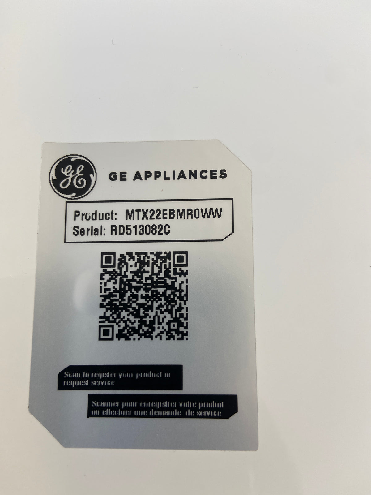 Moffat White dryer, “Brand New”, 1 year factory warranty