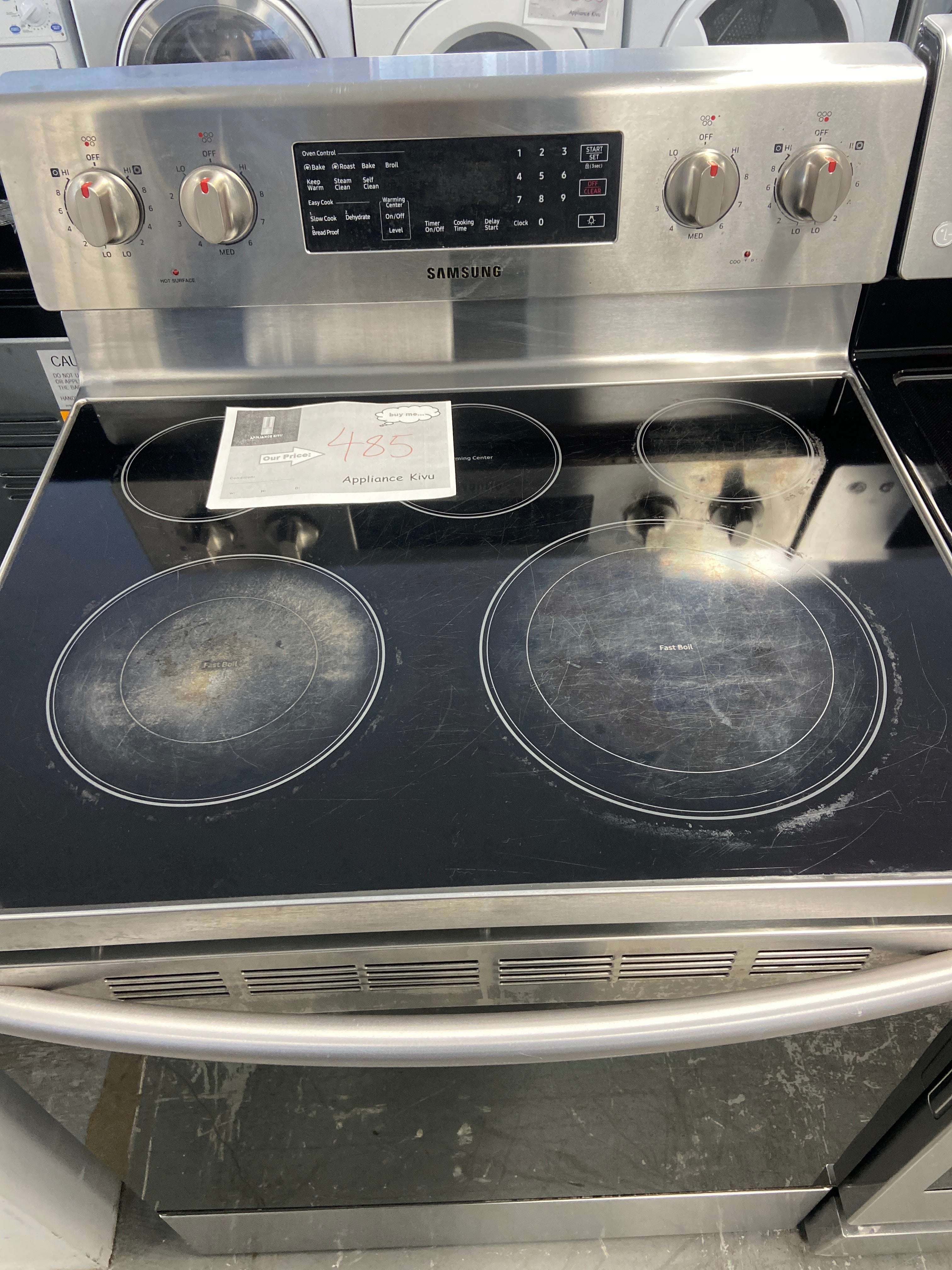 Samsung 30" Electric Freestanding Range with Storage Drawer Stainless Steel - NE59M4320SS