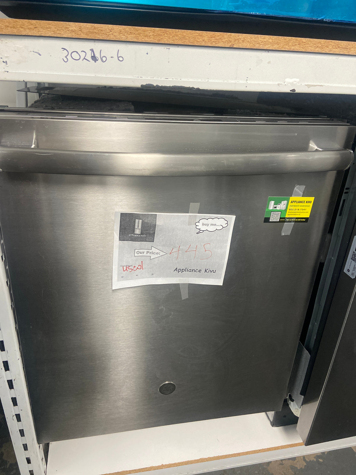 GE stainless dishwasher, “Refurbished”, 3 Months Warranty