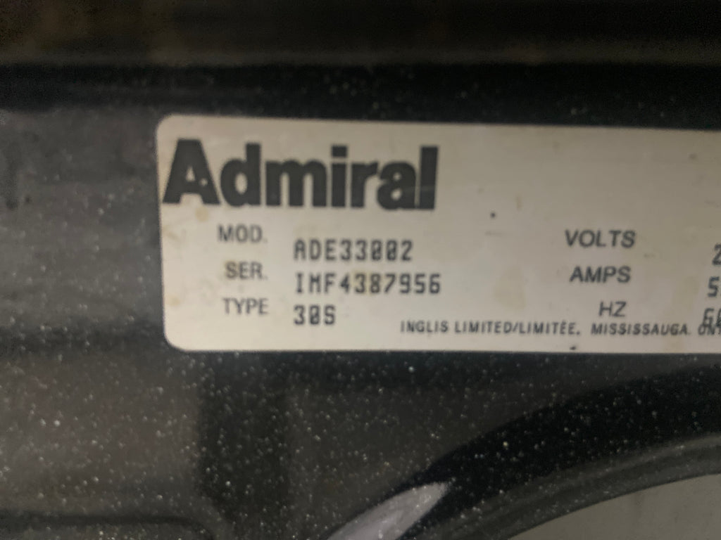 Admiral coil top stove, ADE33802, “Refurbished”, 3 Months warranty