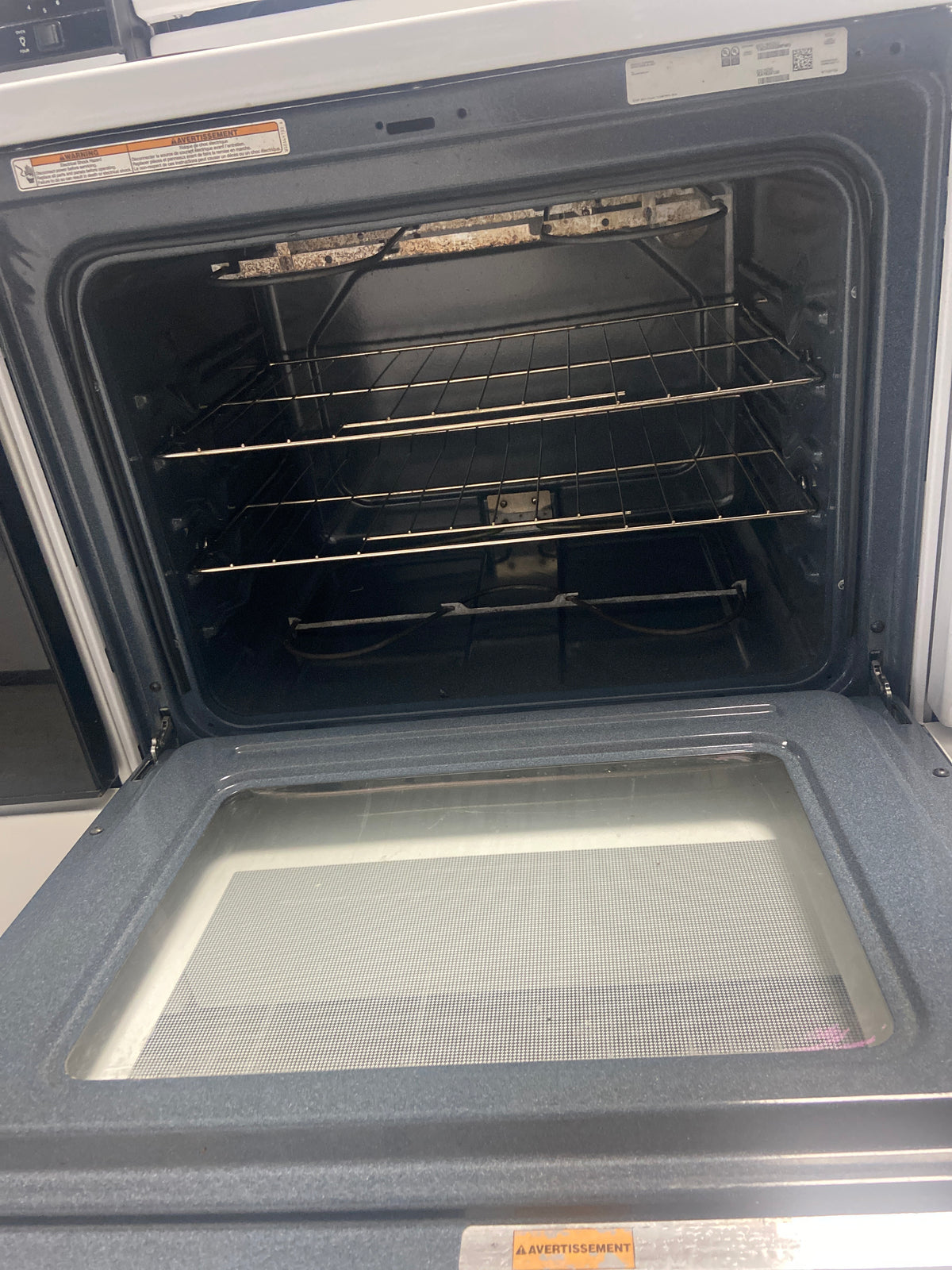 Amana coil top stove, YACR4303MFW5,  “Refurbished”, 3 Months Warranty
