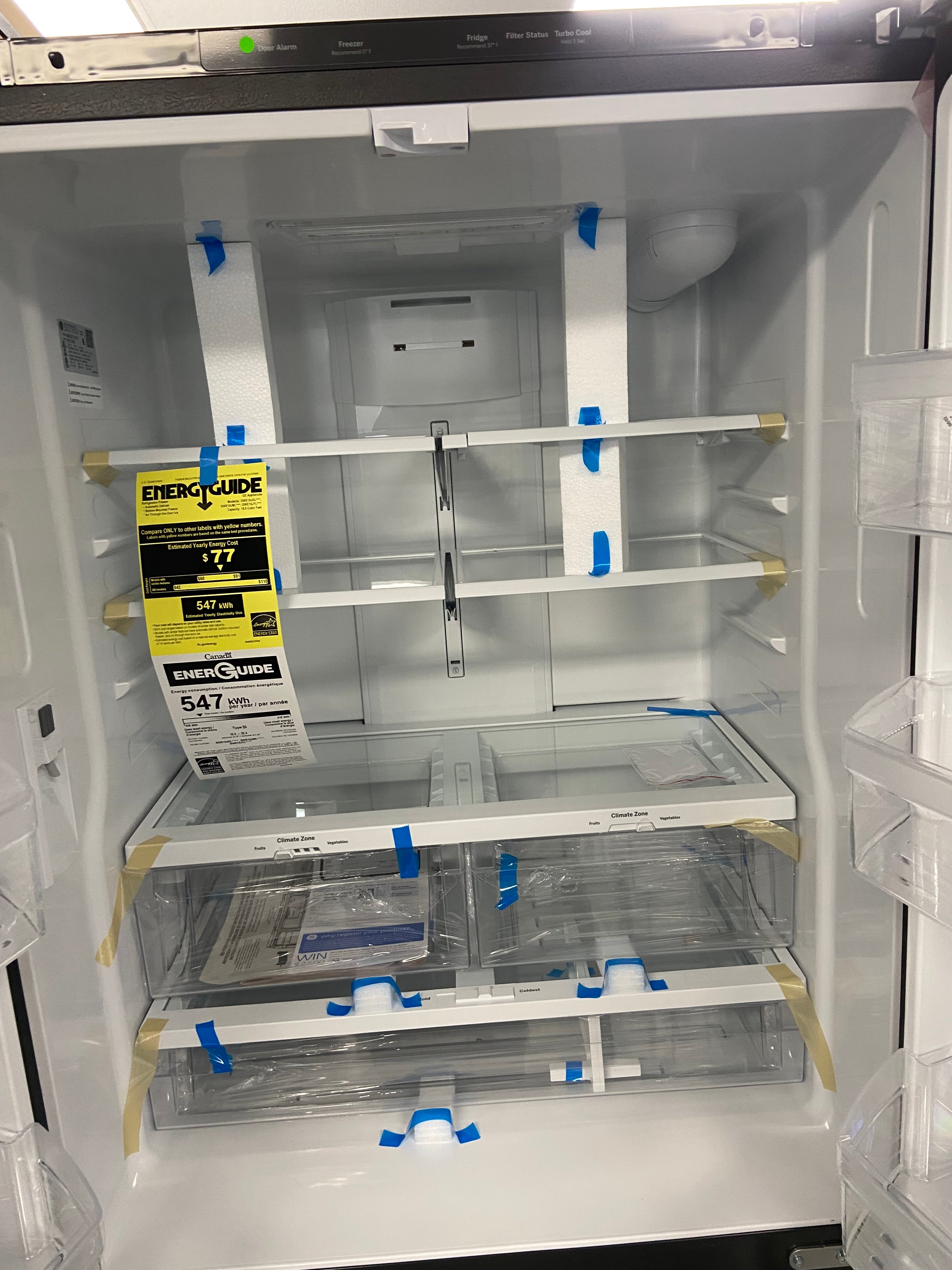 GE brand New double door Stainless fridge