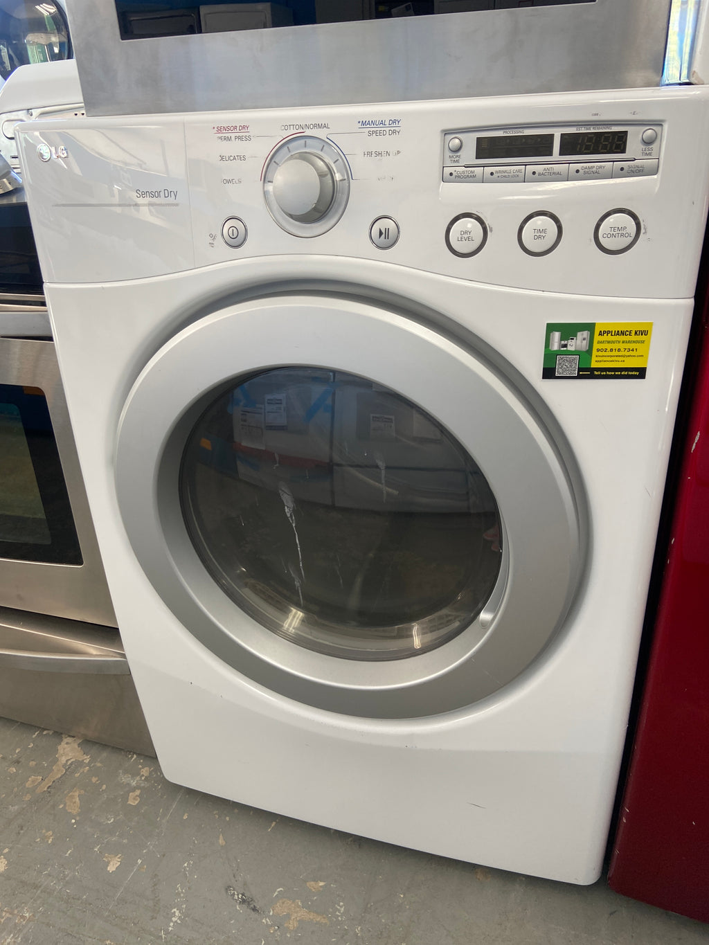 LG sensor dryer, manual dry, “Refurbished”, 3 Months Warranty.