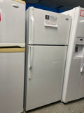 29” White Beaumark 37511KBSERWW Refrigerator with warranty