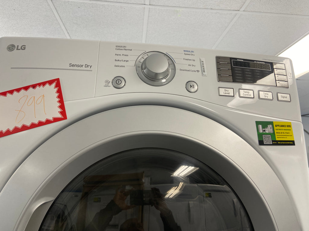 LG WM3170CW Front Load Washer, 1,300 RPM Washer Spin Speed, 9 Wash Cycles, 7 Temperature Settings, White colour, LG DLE3170W Dryer, Vented, 8 Dry Cycles