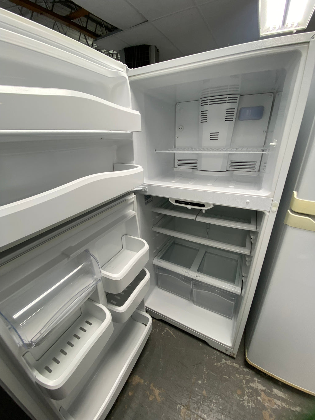 White 30” GE GTRCOKBZARWW Fridge (Refurbished)