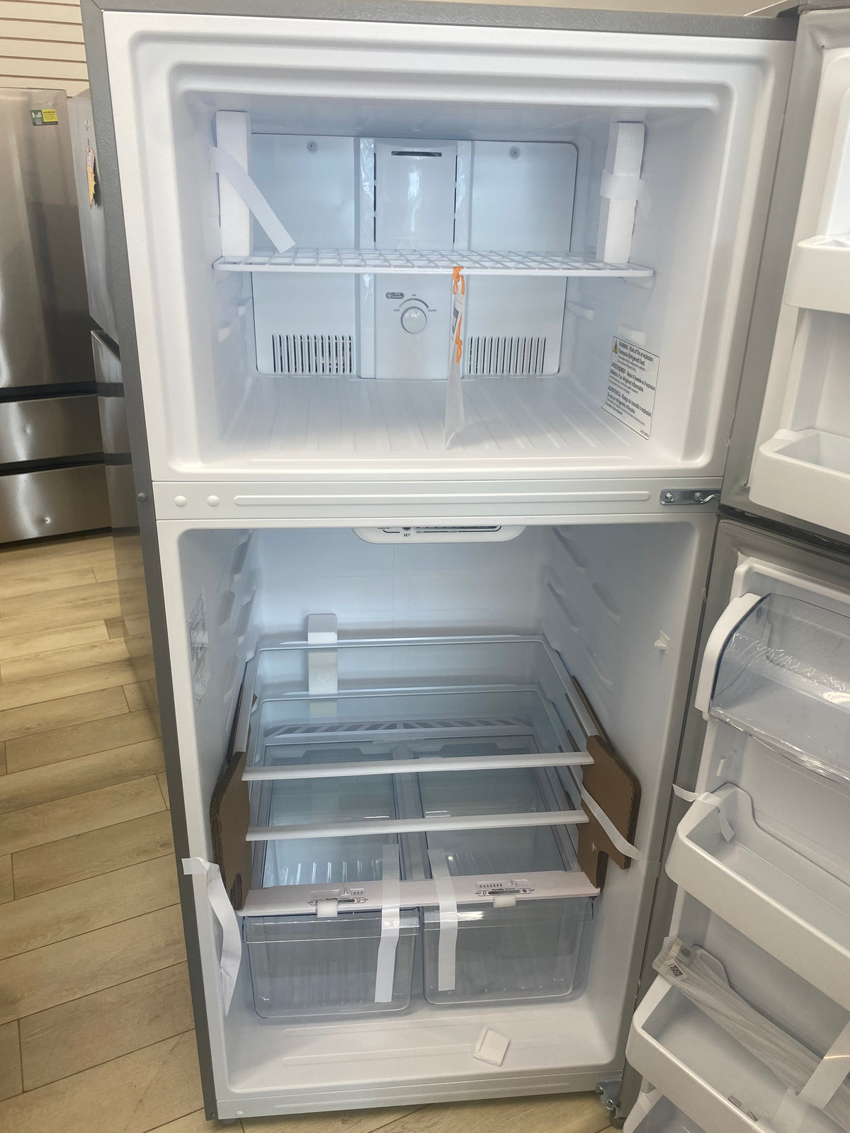 30” Moffat Stainless Fridge. "New-Open Box"