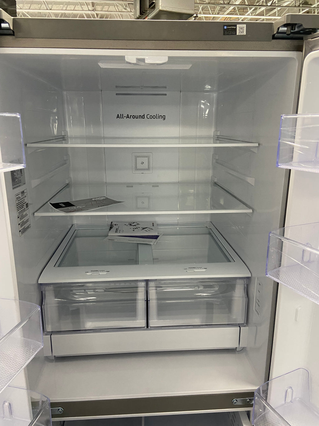30” French door fridge 21.8 cu. RF22A4111SR/AA Stainless Steel colour  “scratch and dent”