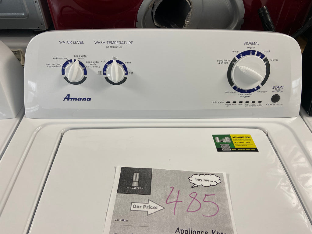 Amana NTW4516FW4 Top Load Washer, 700 RPM Washer Spin Speed, 8 Wash Cycles, 5 Temperature Settings, White colour