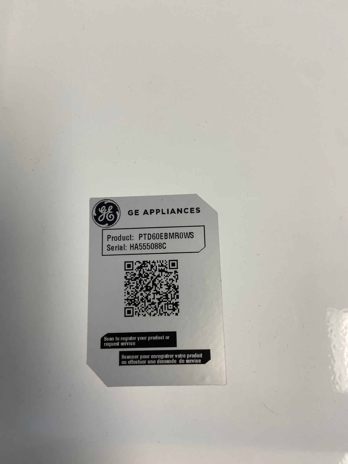 Ge Profile white dryer, “Open Box”, 6 Months Warranty