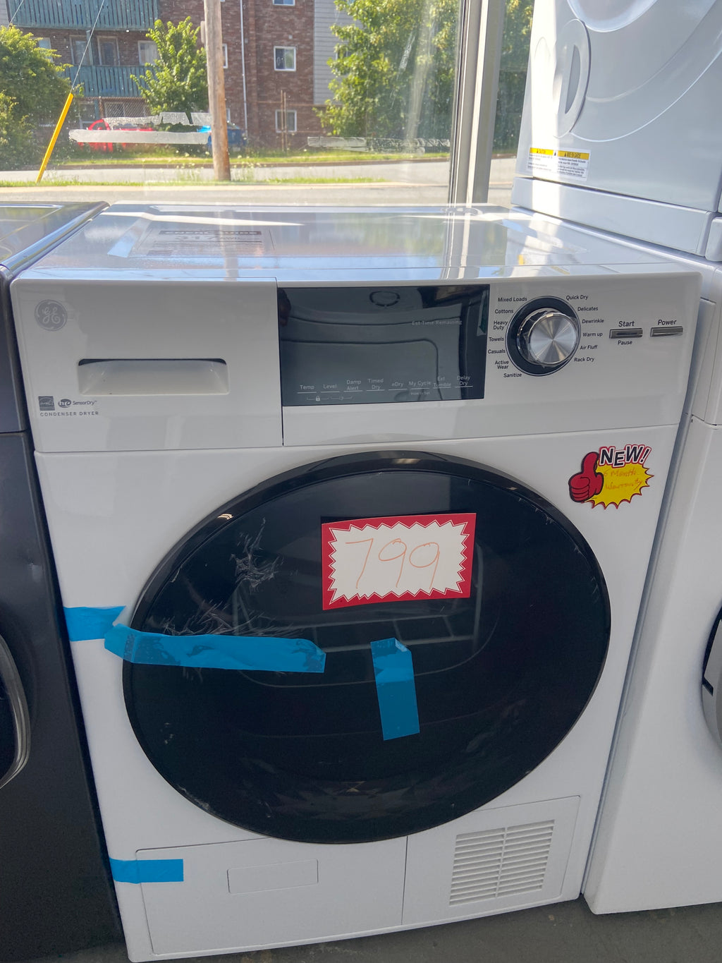 GE 24” Washer and dryer Stackable.