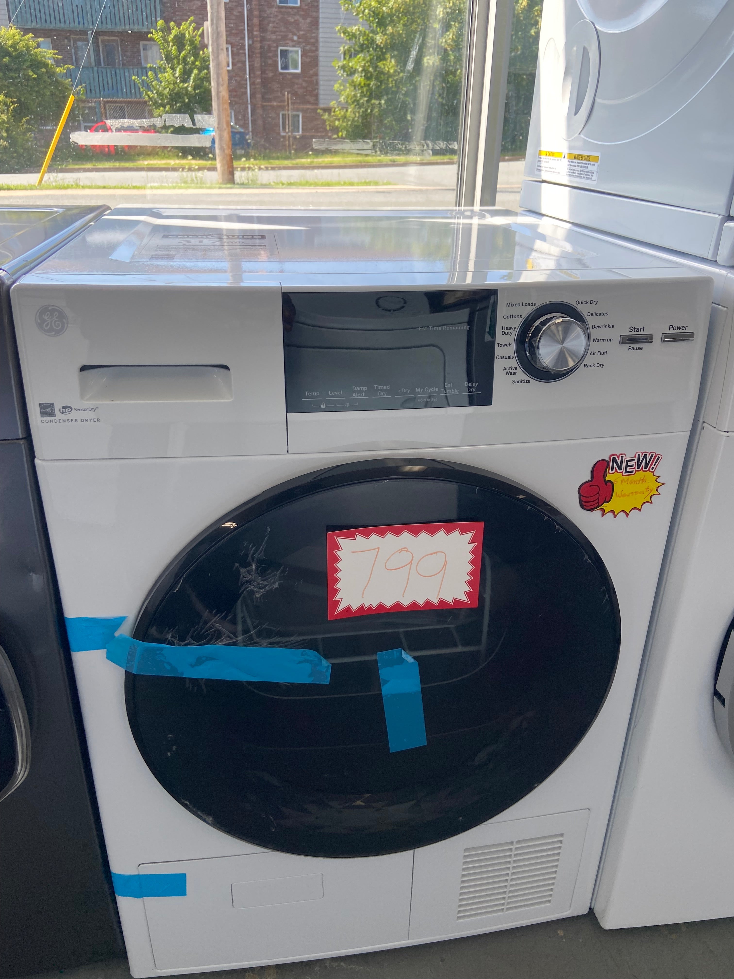 GE 24” Washer and dryer Stackable.