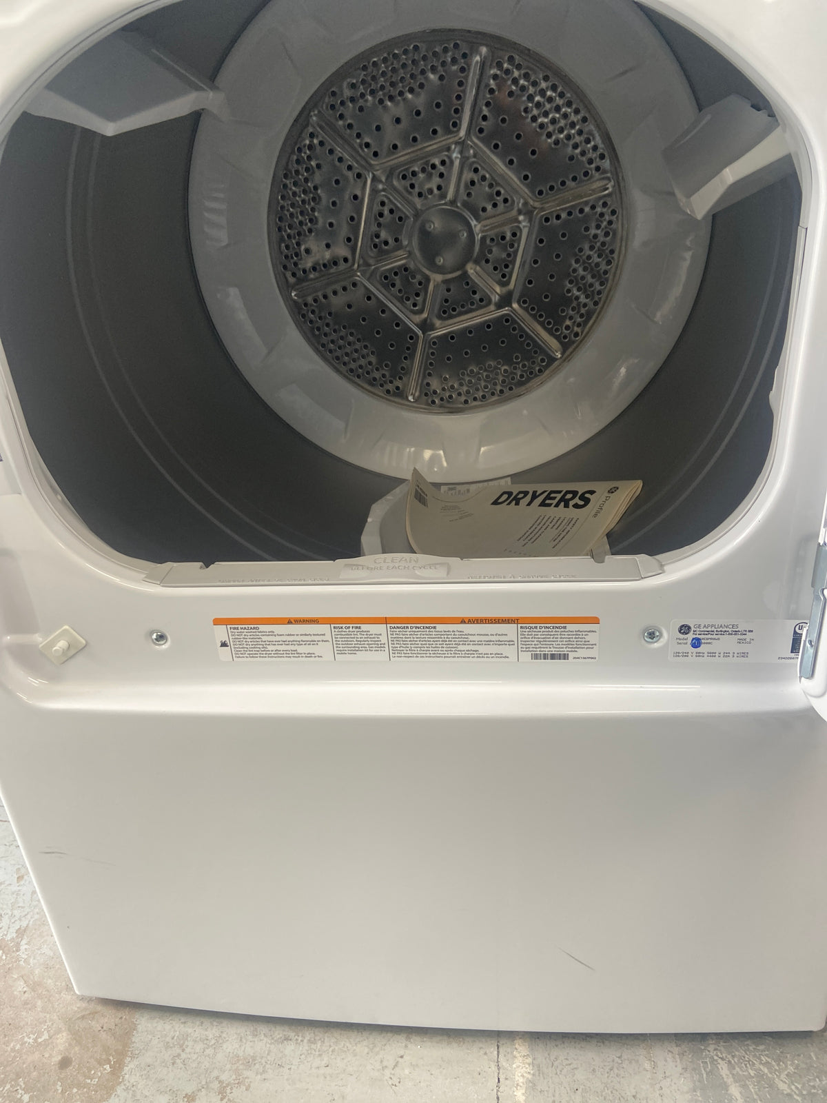 GE Profile washer and dryer set/pair, PTM60EBSR1WS and PTD60EBMR0WS “Open Box”, 6 Months Warranty