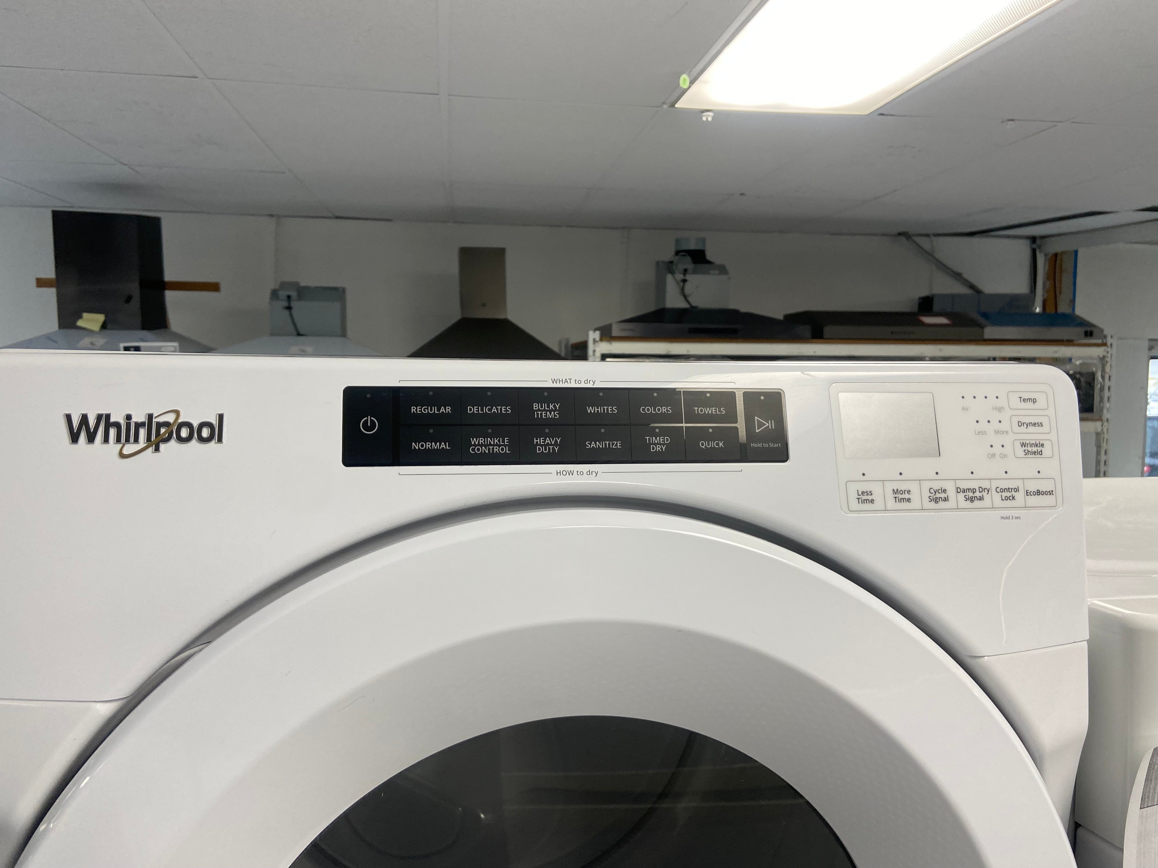 Heavy duty 27” White Whirlpool Stackable Washer, Dryer set YWED5620HW0, WFW560CHWO
