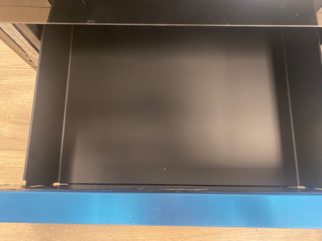 GE JCAS640RM4SS Electric Range, 2.9 cu. ft. Capacity, 24 inch Exterior Width, 4 Burners, Storage Drawer, Steam Clean "Factory certified"