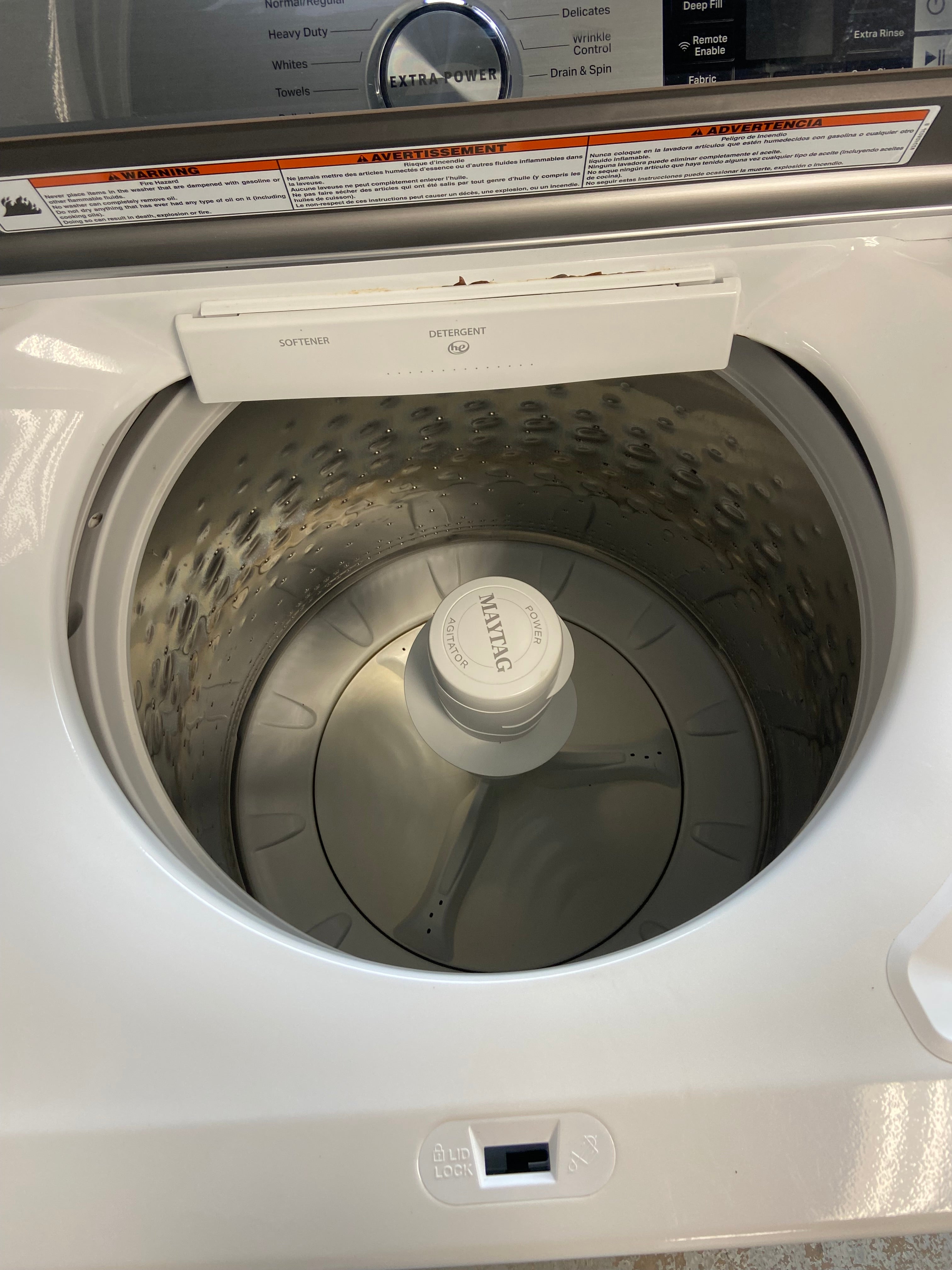 White Maytag MVW6230HW0 Top Load Washer, 27 inch Width, 5.4 cu. ft. Washer Capacity "Refurbished"