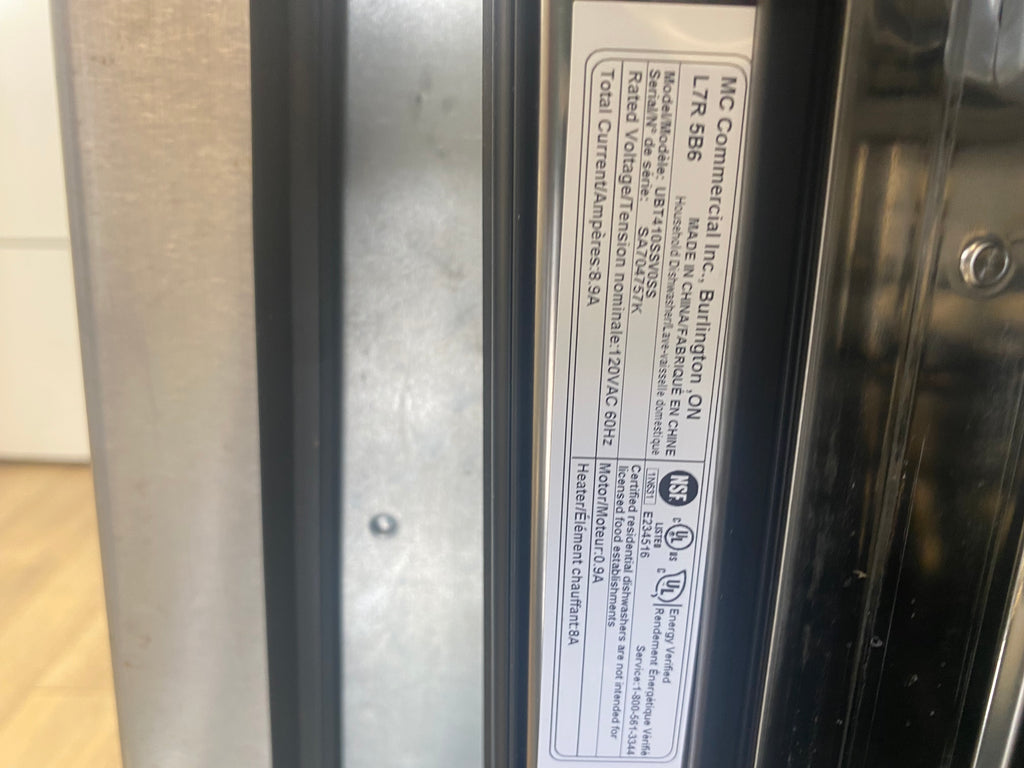 GE Stainless dishwasher