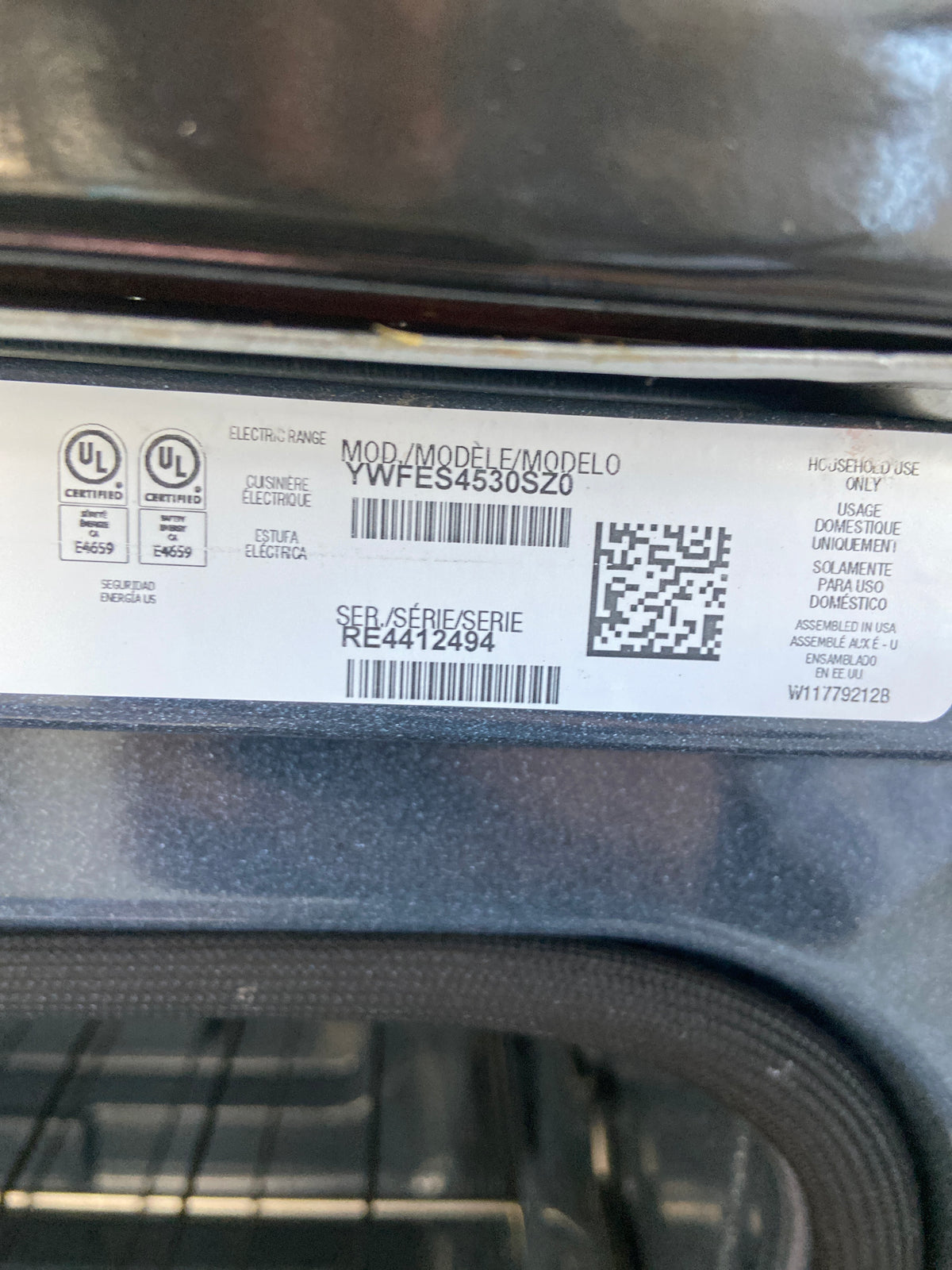 Whirlpool stainless stove, YWFE5450SZ0,  “Brand New”, 1 Year factory warranty