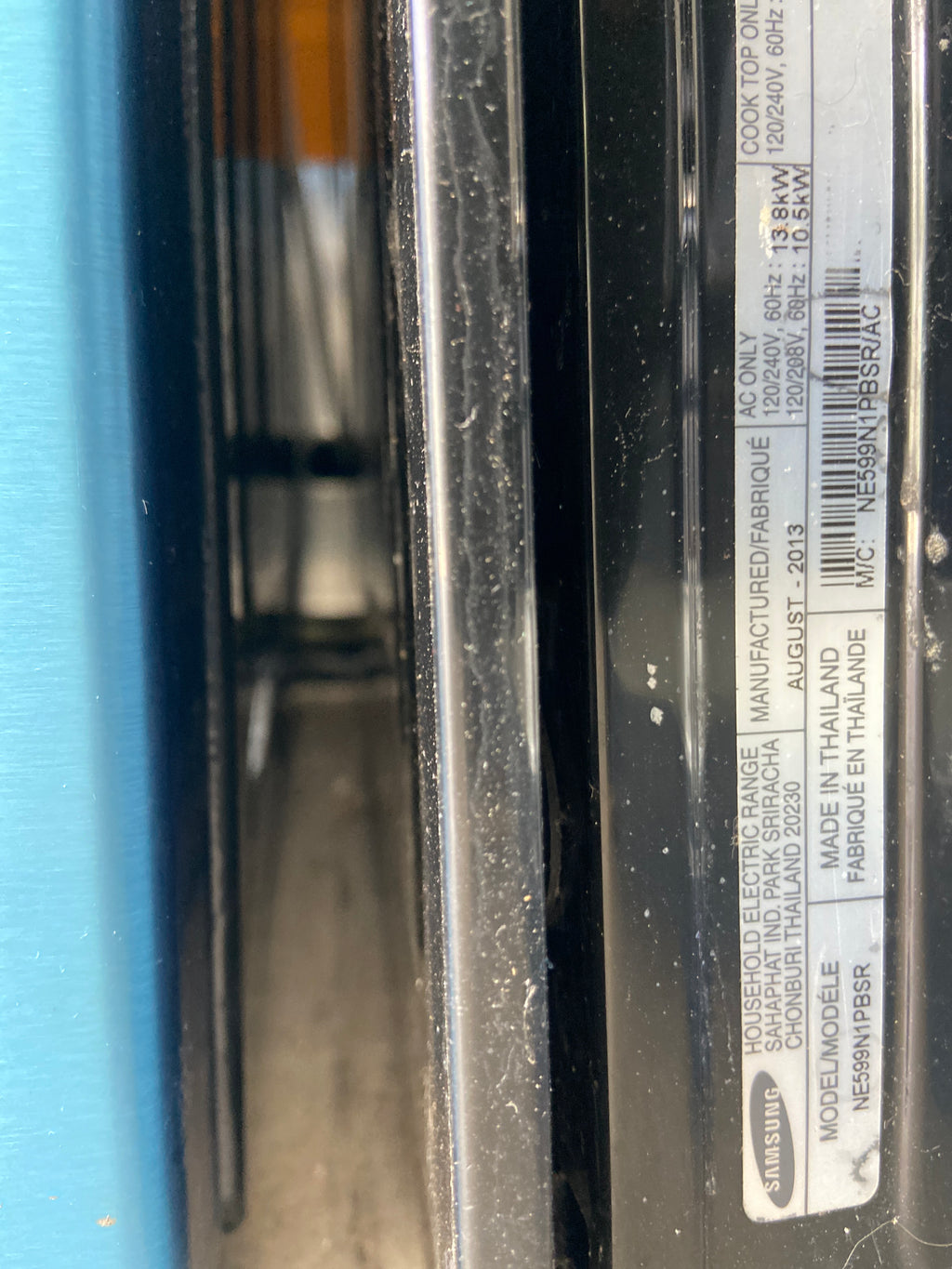 Samsung stainless stove, NE599N1PBSR “lightly used”, 6 Months Warranty