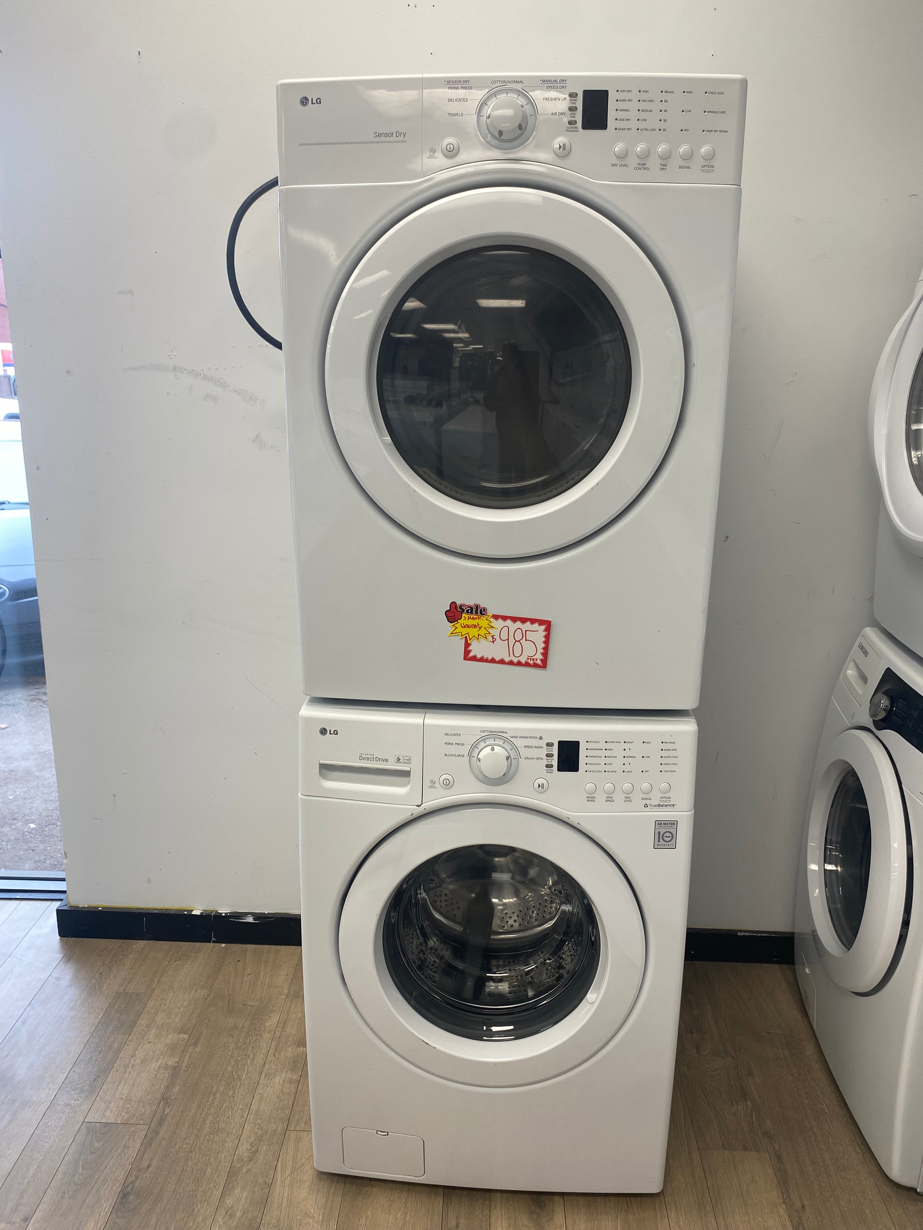 LG washer and dryer set