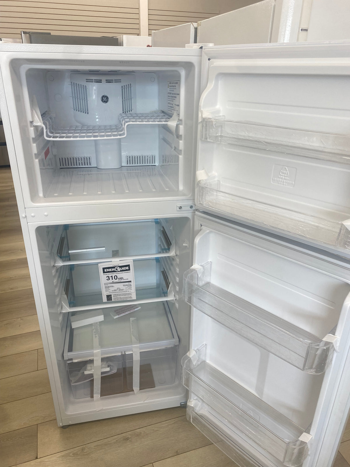 24” GE "Brand New" White Fridge With a factory Warranty GPE12FGKFWW